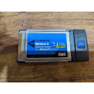 Linksys Wireless-G 2.4GHz Notebook Adapter WPC54G v2 802.11g w/Speed Booster